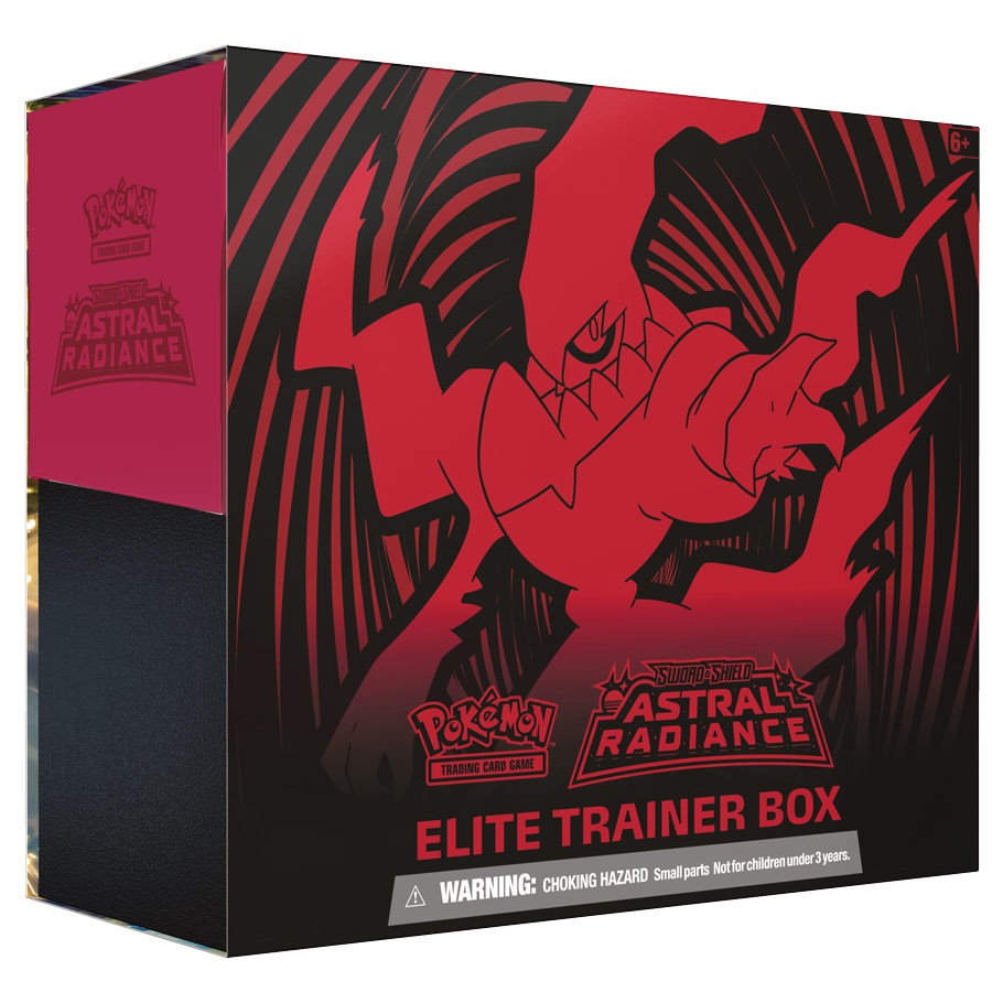Pokemon ETB Elite Trainer Box - Sword & Shield: Astral Radiance (Darkr –  The PokéTrade Emporium